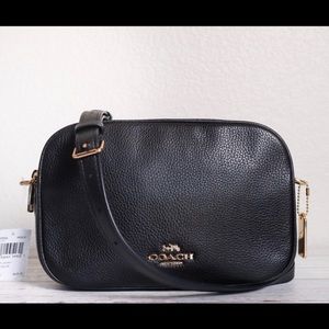 BNWT COACH JES CROSSBODY LUxURY LEATHER LOGO BAG